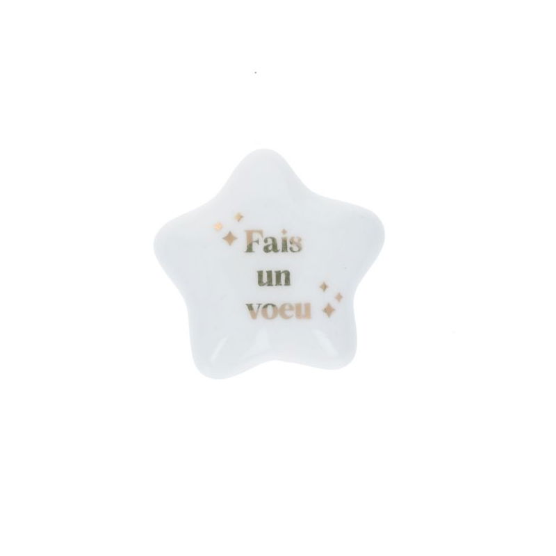 Etoile en céramique | Fais un voeu