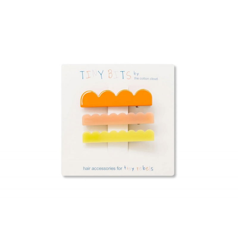 Lot de 3 pinces à cheveux | Waves Sunset