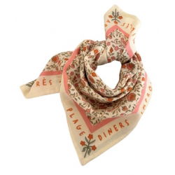 Foulard Petit format | Rosa sorbet d'été