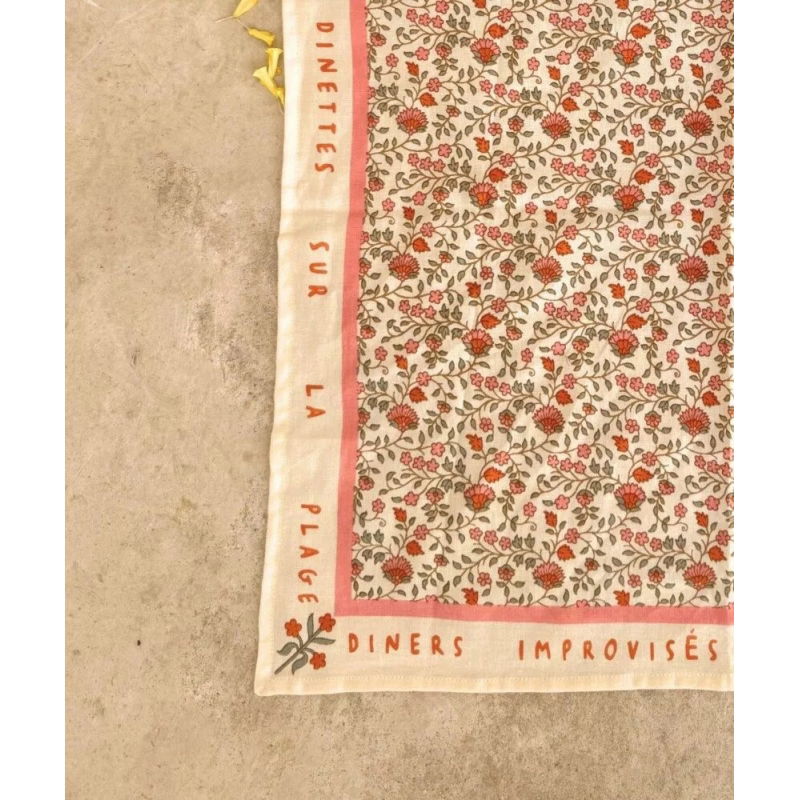 Foulard Petit format | Rosa sorbet d'été