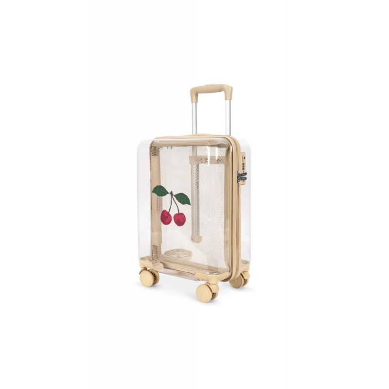 Valise de voyage transparente | Cerise