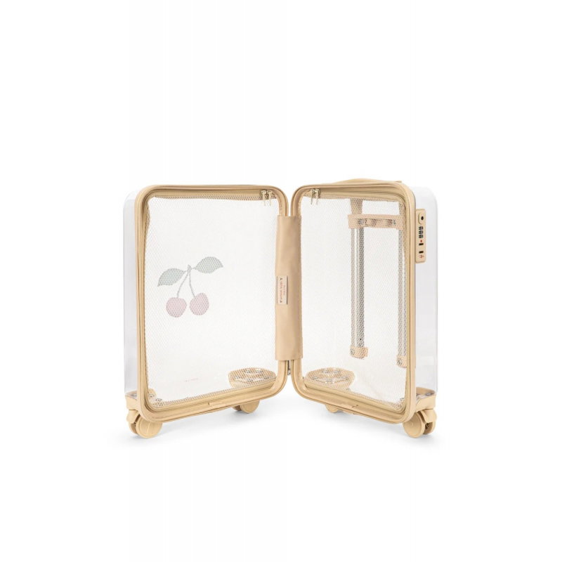 Valise de voyage transparente | Cerise