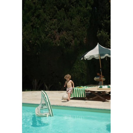 But gonflable avec balle | Green stripe - Konges Slojd