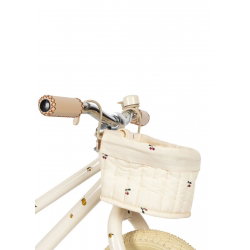 Siège de vélo pour poupée | Cerise