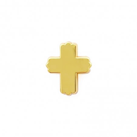 Pin's | Petite Croix doré - God save the king