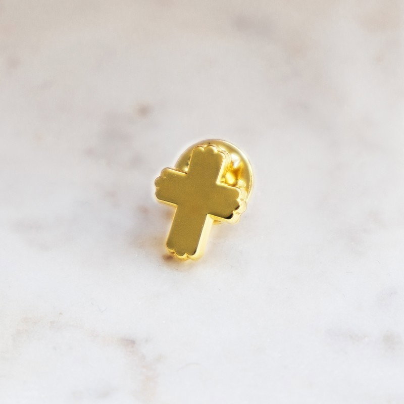 Pin's | Petite Croix doré