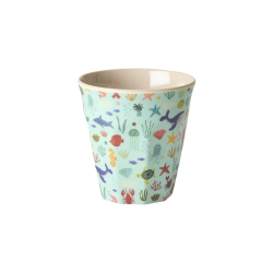 Petit gobelet | Ocean print bleu