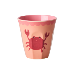 Petit gobelet | Crabe print corail