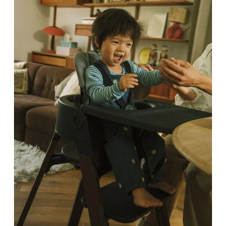 Chaise haute Stokke Step Noir