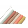 6 pailles en silicone | Mixed shades