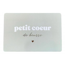 Carte "Petit cœur de beurre"
