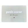 Carte "Petit cœur de beurre"