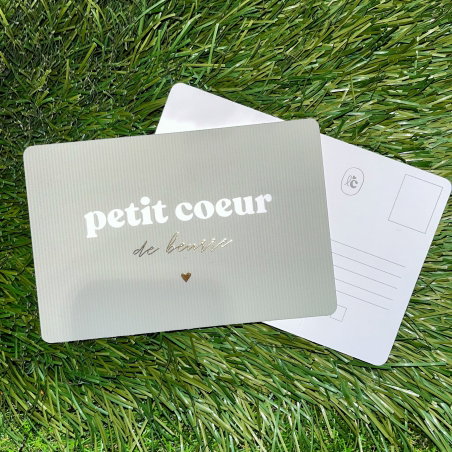 Carte "Petit cœur de beurre" - Little cecile