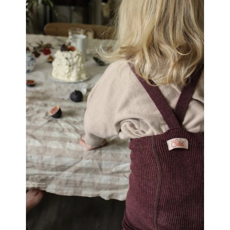 Collant à bretelles avec pieds | Fig Blend - Silly Silas