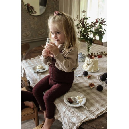 Collant à bretelles avec pieds | Fig Blend - Silly Silas