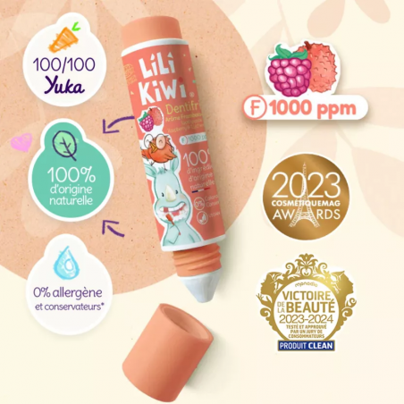 Dentifrice 30 ml | Framboise-Litchi - LiliKiwi