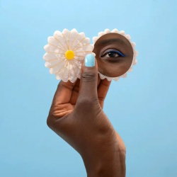 Miroir de poche pâquerette