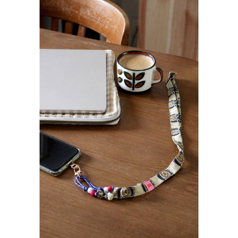 Cordon de téléphone César | Paisley beige