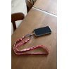 Cordon de téléphone César | Vichy rouge