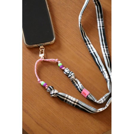 Cordon de téléphone César | Tartan - Maho