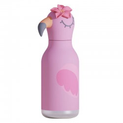 Gourde isotherme 460 ml  | Flamant rose