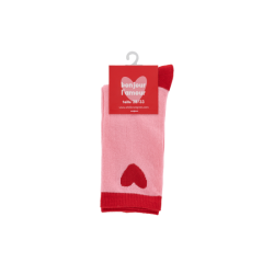 Chaussette enfant | Coeur rouge