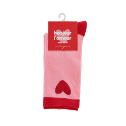 Chaussettes adulte | Coeur rouge