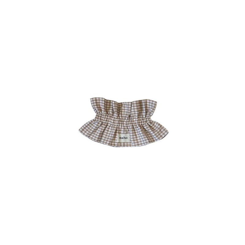 Col amovible Barry | Vichy beige