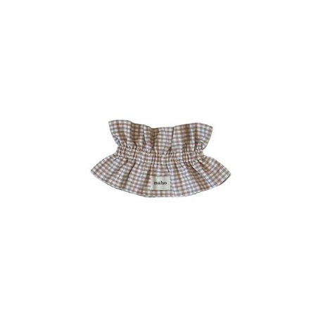 Col amovible Barry | Vichy beige - Maho