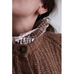 Col amovible Barry | Vichy beige