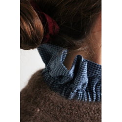 Col amovible Barry | Seersucker bleu