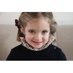 Col amovible Bernie | Vichy beige