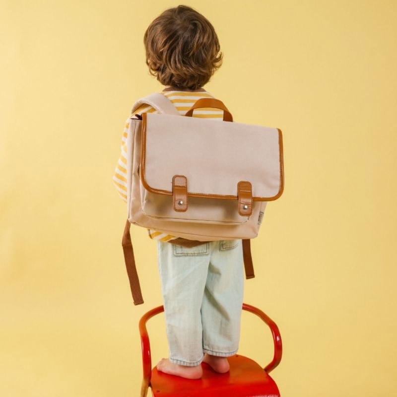 Grand cartable | Beige
