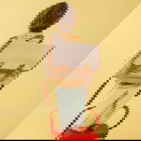 Grand cartable | Beige - Atelier wagram