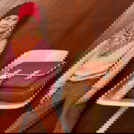 Grand cartable | Marron - Atelier wagram