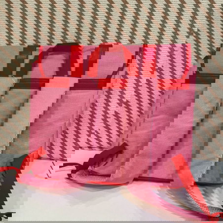 Grand cartable | Rose - Atelier wagram