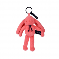 Porte-clés Lapin Méloé | Corail acidulé