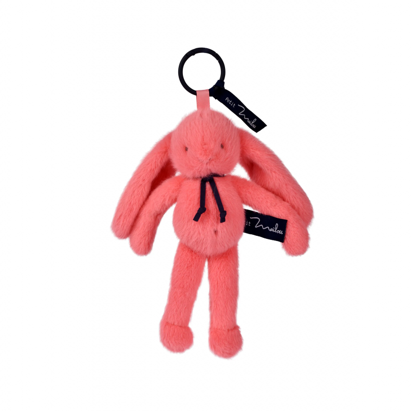 Porte-clés Lapin Méloé | Corail acidulé