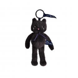 Porte-clés Chat Méloé | Gris Anthracite