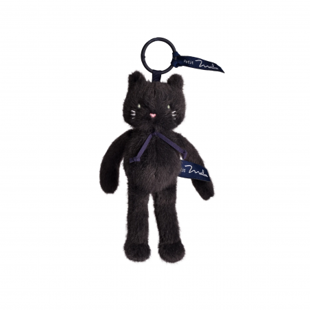 Porte-clés Chat Méloé | Gris Anthracite - Mailou