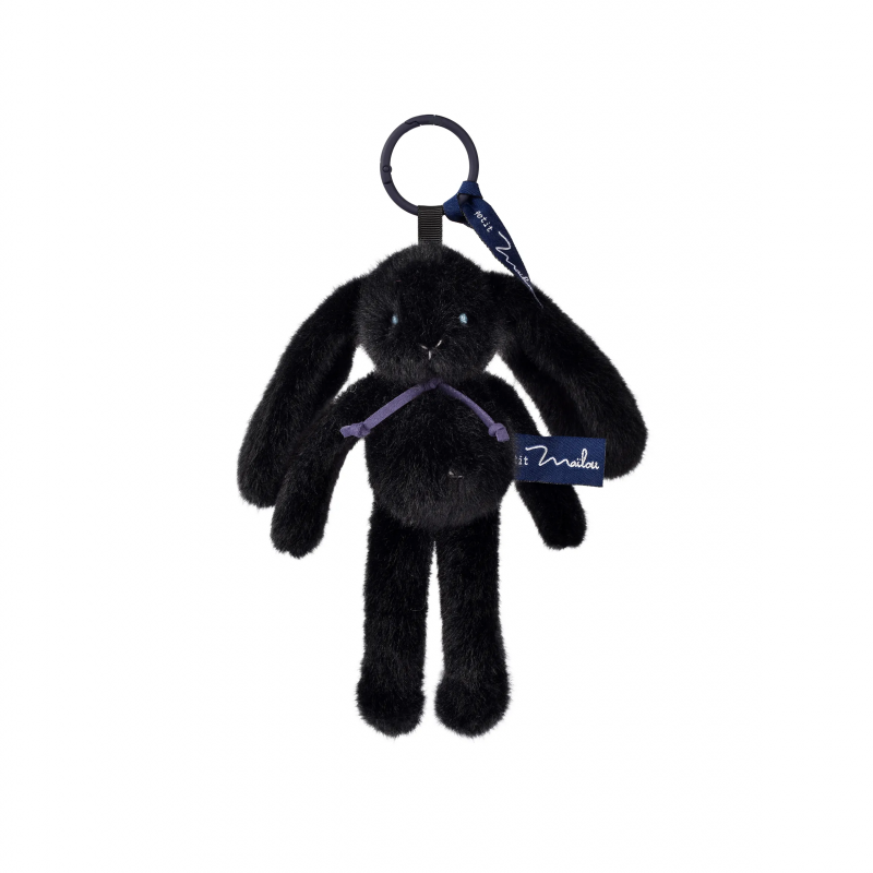 Porte-clés Lapin Méloé | Noir