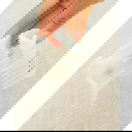 Grande pince à cheveux | Chien blanc - JoliPoom