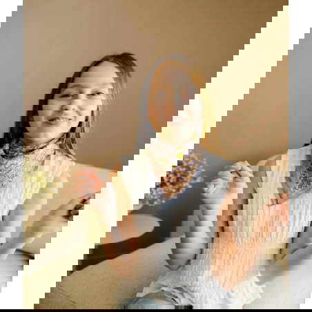 Foulard Petit format | Garda Bleuet - Bindi Atelier