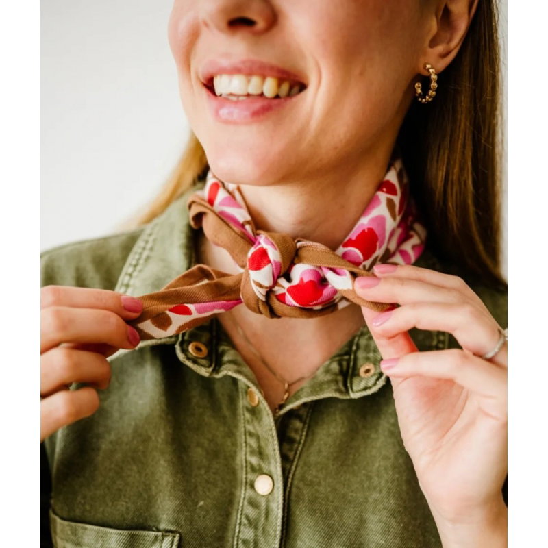 Foulard Petit format | Amelia Pink