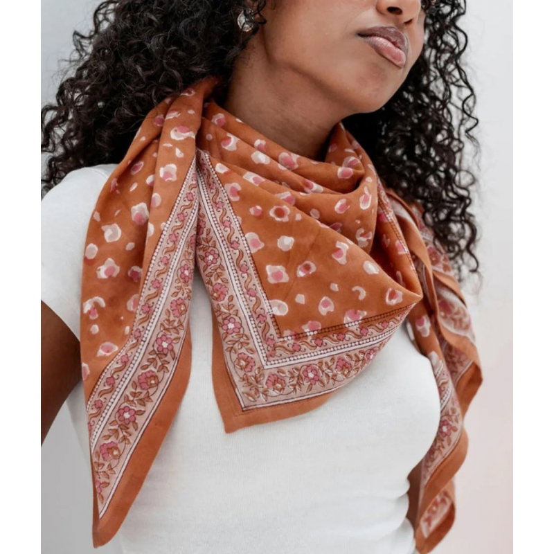 Foulard Grand format | Bengal Praline