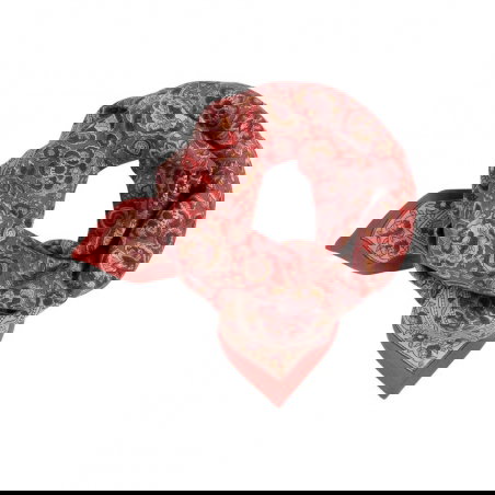 Foulard Grand format | Garda Framboise - Bindi Atelier