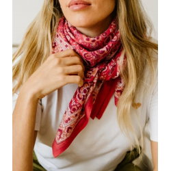 Foulard Grand format | Garda Framboise
