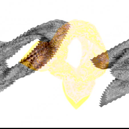 Foulard Grand format | Garda Khaki - Bindi Atelier