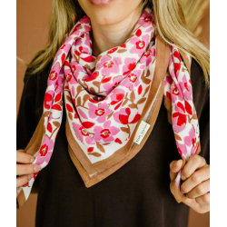 Foulard Grand format | Amelia Pink