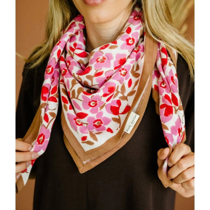 Foulard Grand format | Amelia Pink
